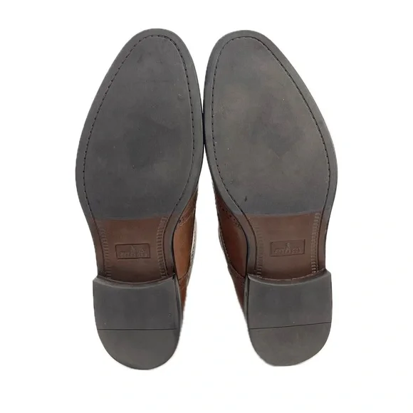 Stafford Brand Deacon Wingtip Brogue Boots Men's Leather Upper size 12 - Picture 5 of 7